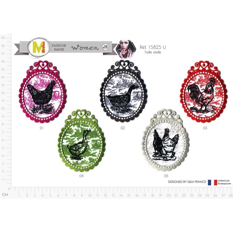 Stephanoise M15825 - M ECUSSON POULE COQ BAROQUE