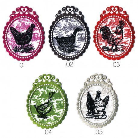 stephanoise M15825 - M ECUSSON POULE COQ BAROQUE