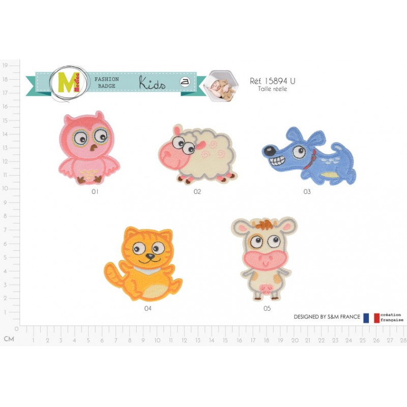 Stephanoise M15894 - S ECUSSON ANIMAUX ENFANTINS