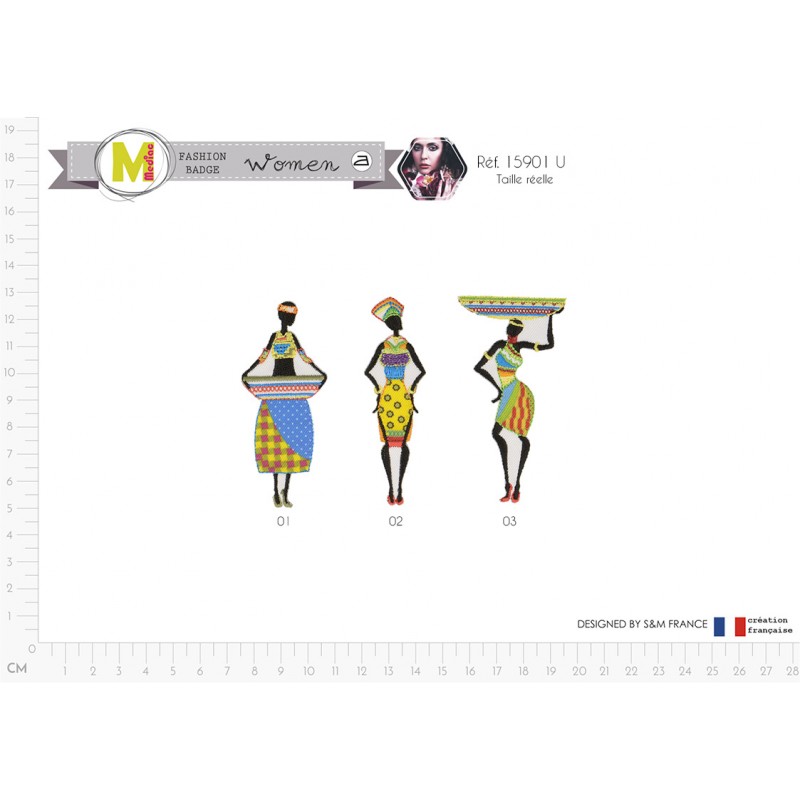 Stephanoise M15901 - M ECUSSON FEMME AFRICAINE