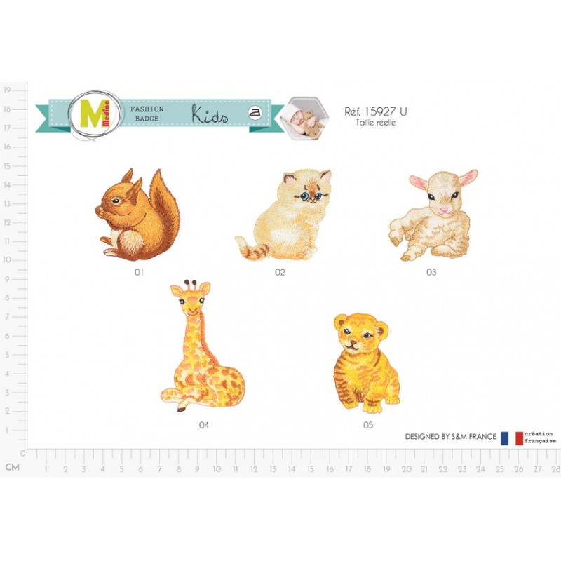 Stephanoise M15927 - S ECUSSON ANIMAUX CHARMANTS