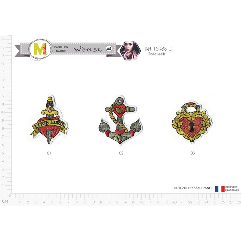 Stephanoise M15988 - M ECUSSON TATOUAGE VINTAGE