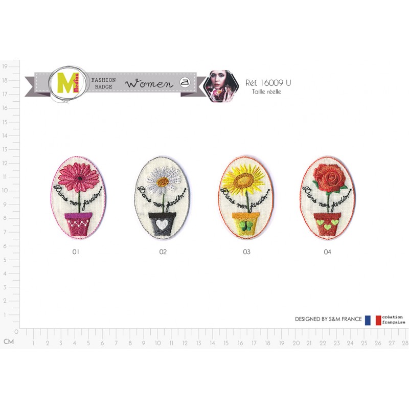 Stephanoise M16009 - M ECUSSON DANS MON JARDIN 6X4CM