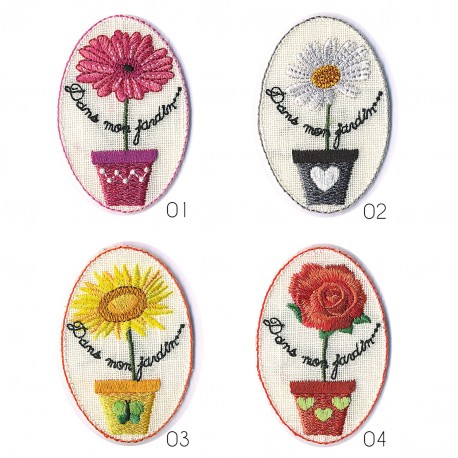 stephanoise M16009 - M ECUSSON DANS MON JARDIN 6X4CM