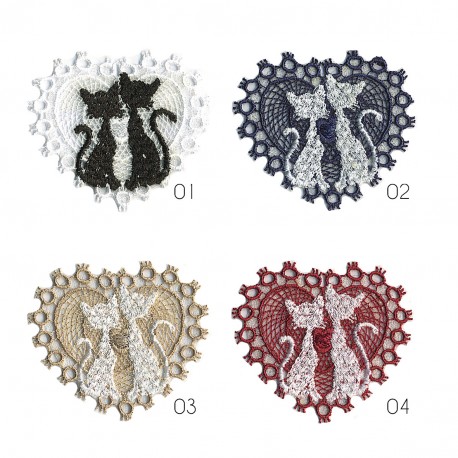 stephanoise M16012 - S ECUSSON CHATS SUR COEUR 4X5CM