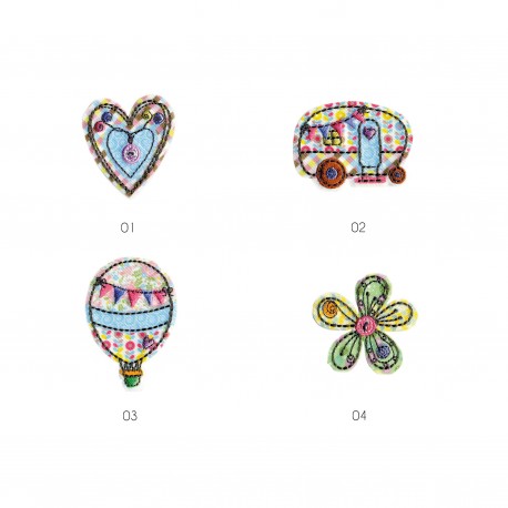 stephanoise M16023 - M ECUSSON MOTIF IMPRIME