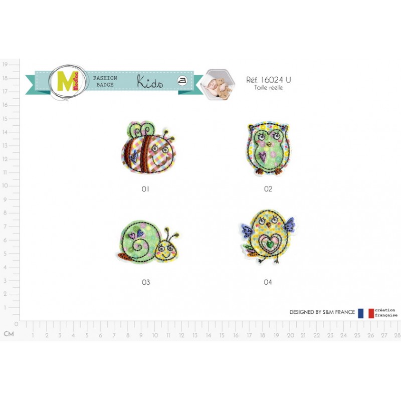 Stephanoise M16024 - M ECUSSON ANIMAUX IMPRIMES