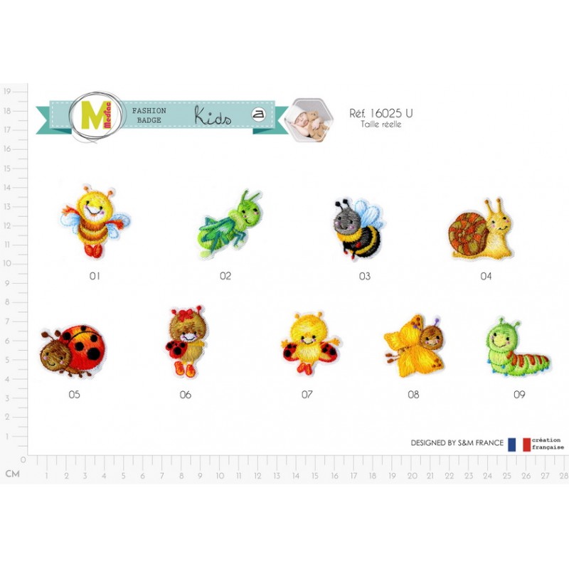 Stephanoise M16025 - S ECUSSON INSECTES BRODES