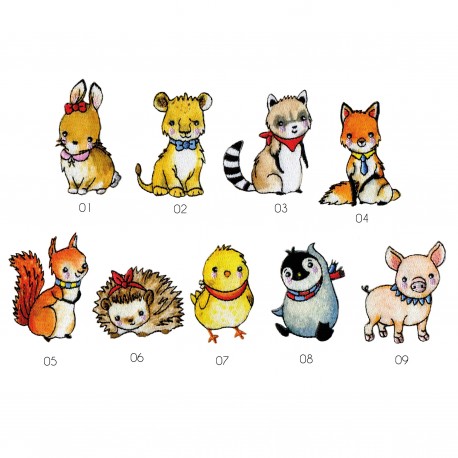 stephanoise M16055 - S ECUSSON ANIMAUX CHICS