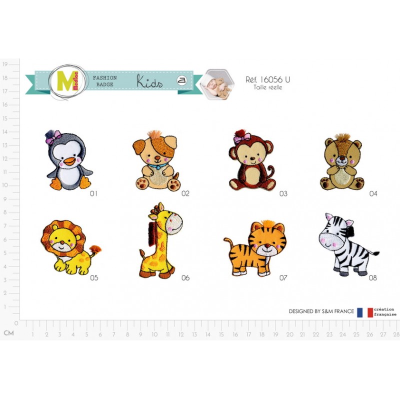 Stephanoise M16056 - S ECUSSON ANIMAUX TROP MIGNONS