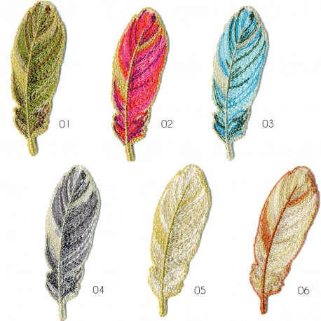 stephanoise M16084 - M ECUSSON PLUMES DOREES 7X2CM