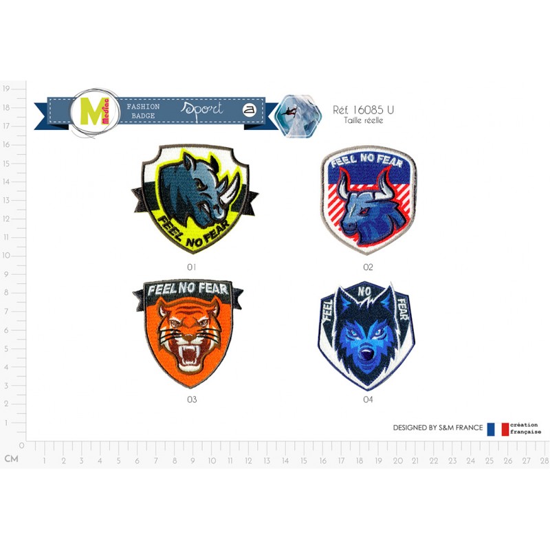 Stephanoise M16085 - M ECUSSON FEEL NO FEAR 6X5CM