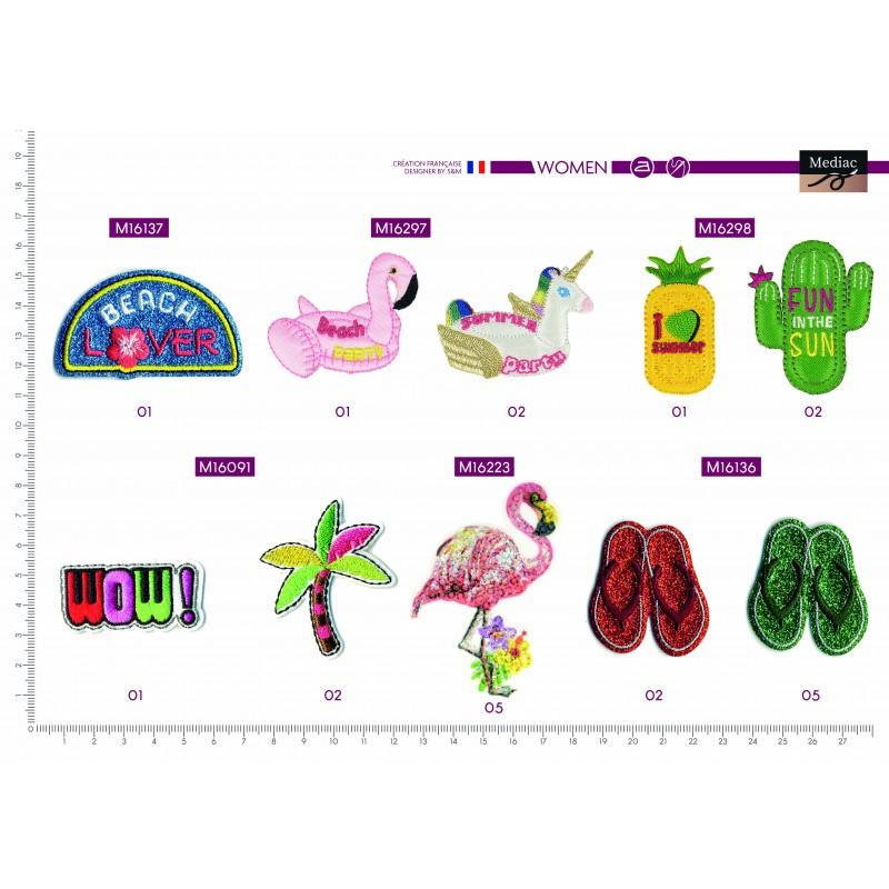 Stephanoise M16091 - M ECUSSON MOTIFS COULEUR FLASHY