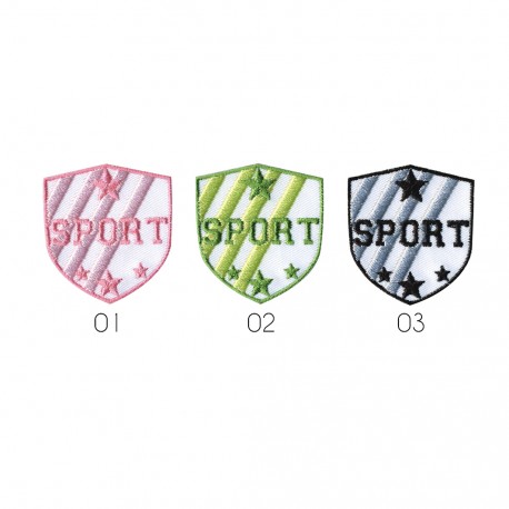 stephanoise M16098 - S ECUSSON BLASON SPORT 4X3 5CM