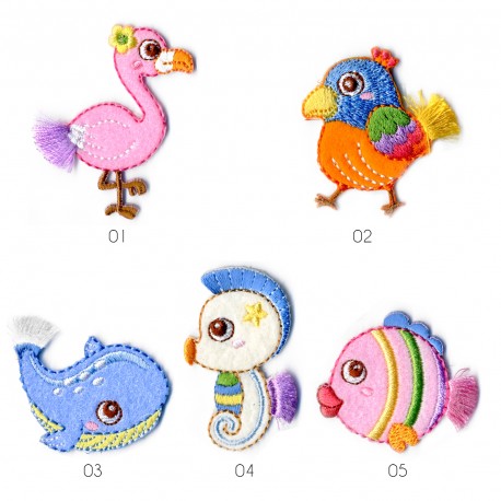 stephanoise M16122 - S ECUSSON ANIMAUX COULEURS