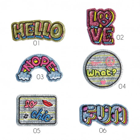 Stephanoise M16124 - M ECUSSON MOTS PAILLETTE