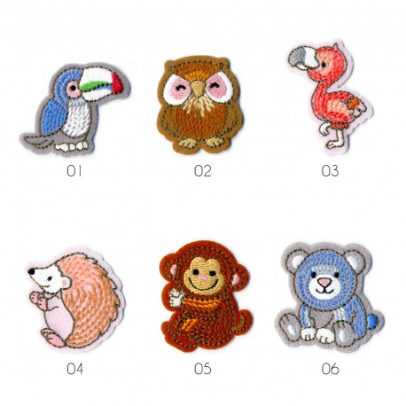 Stephanoise M16125 - S ECUSSON ANIMAUX EN FORET