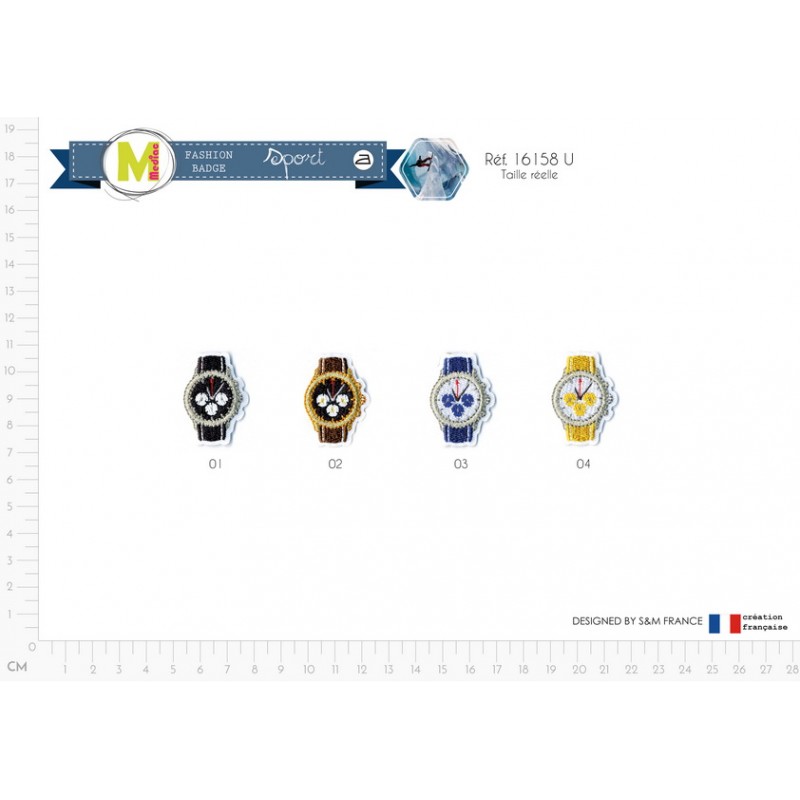 Stephanoise M16158 - S ECUSSON MONTRE 3 5X2CM