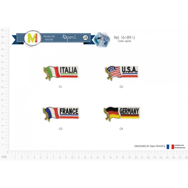 Stephanoise M16189 - M ECUSSON DRAPEAU