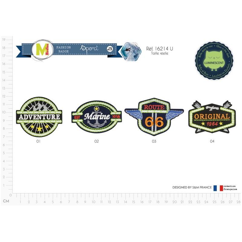 Stephanoise M16214 - M ECUSSON LUMINESCENT BLASON