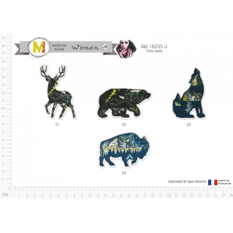 Stephanoise M16235 - M ECUSSON ANIMAUX METALLIQUE