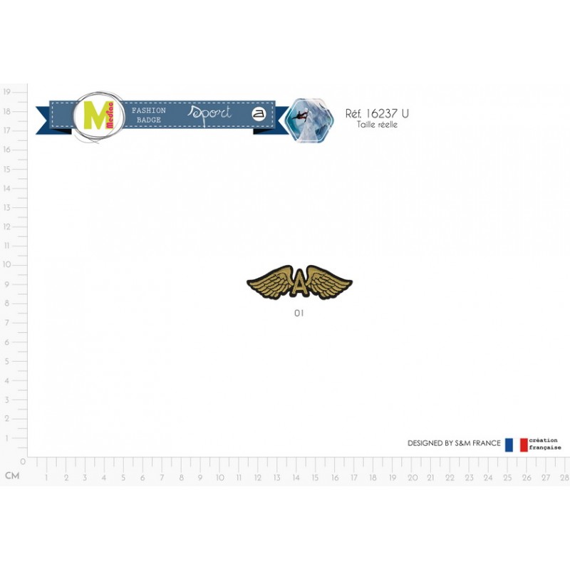 Stephanoise M16237 - S ECUSSON A AVEC AILES