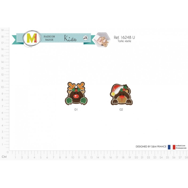 Stephanoise M16248 - S ECUSSON ANIMAUX NOEL