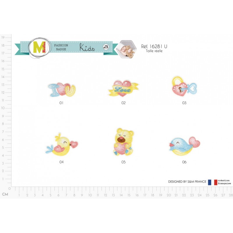 Stephanoise M16281 - S ECUSSON BEBE PASTEL