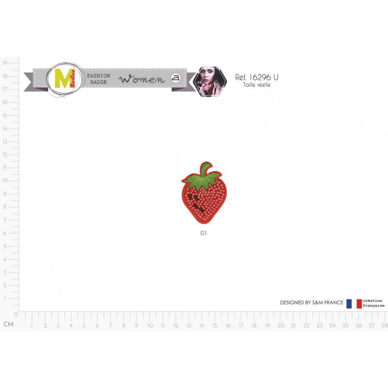 Stephanoise M16296 - M ECUSSON FRAISE PERLES