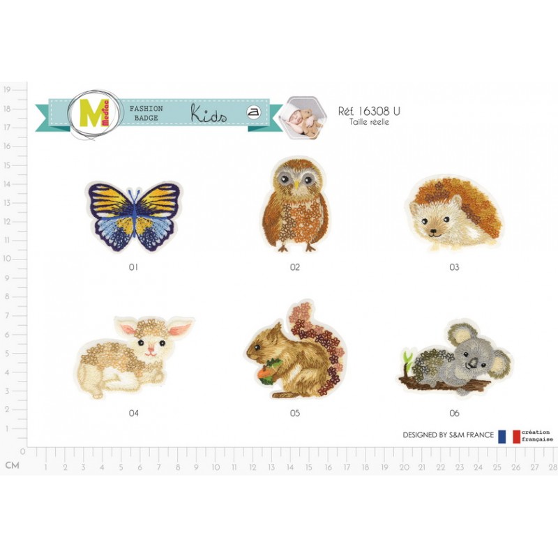 Stephanoise M16308 - M ECUSSON ANIMAUX FLEURIS