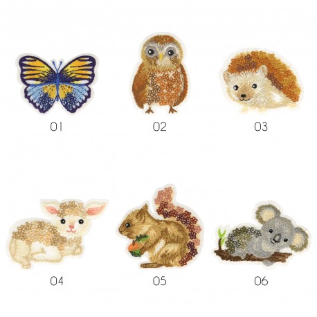 stephanoise M16308 - M ECUSSON ANIMAUX FLEURIS