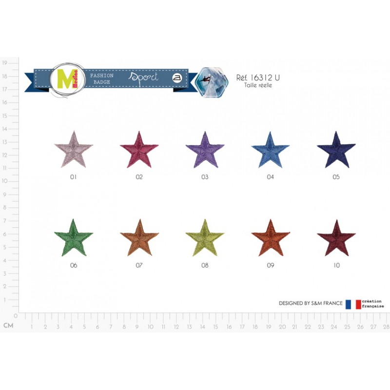Stephanoise M16312 - S ECUSSON ETOILE BRILLANT E