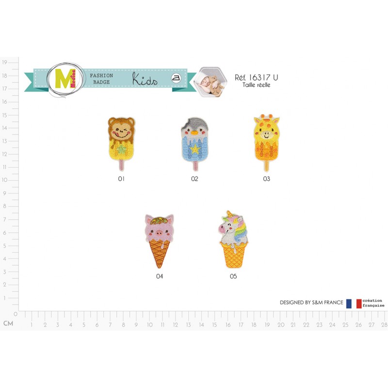 Stephanoise M16317 - S ECUSSON ANIMAUX GLACES