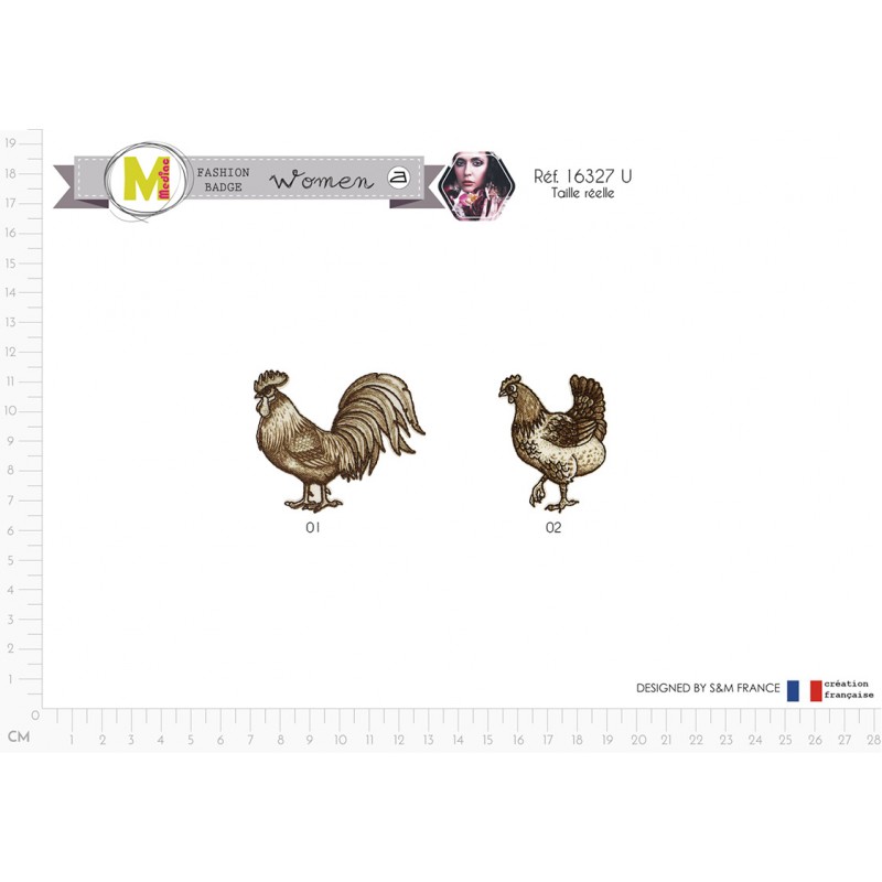 Stephanoise M16327 - M ECUSSON COQ ET POULE