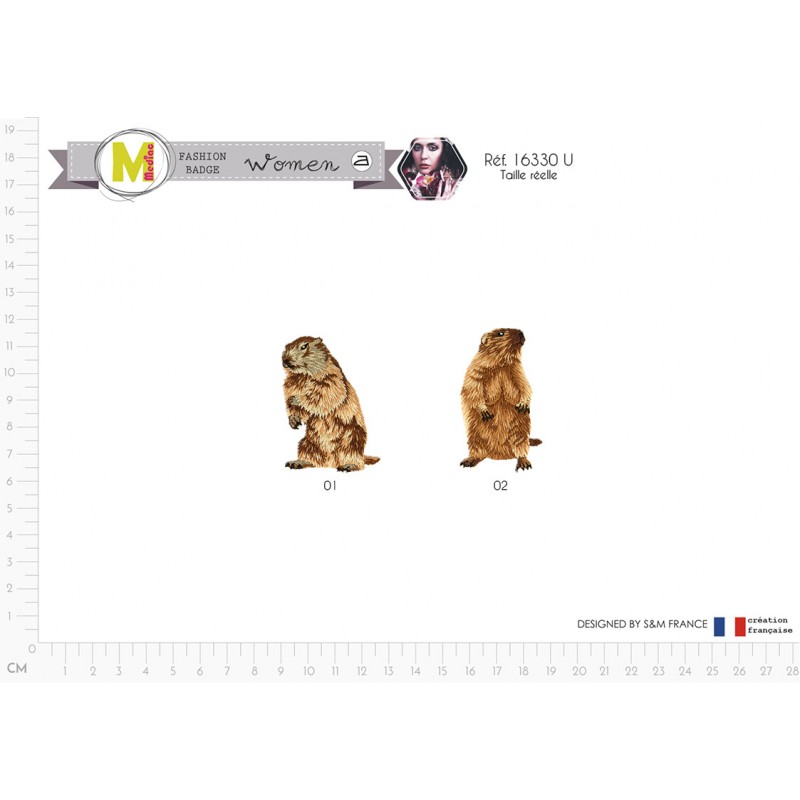 Stephanoise M16330 - M ECUSSON TETE MARMOTTE