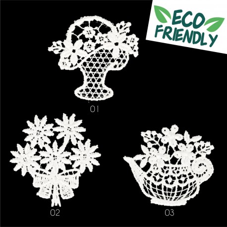 stephanoise M16352 - S ECUSSON FLEUR DENTELLE