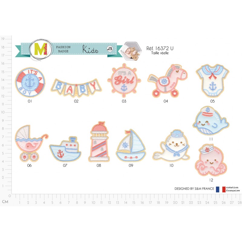 Stephanoise M16372 - M ECUSSON POUR BEBES