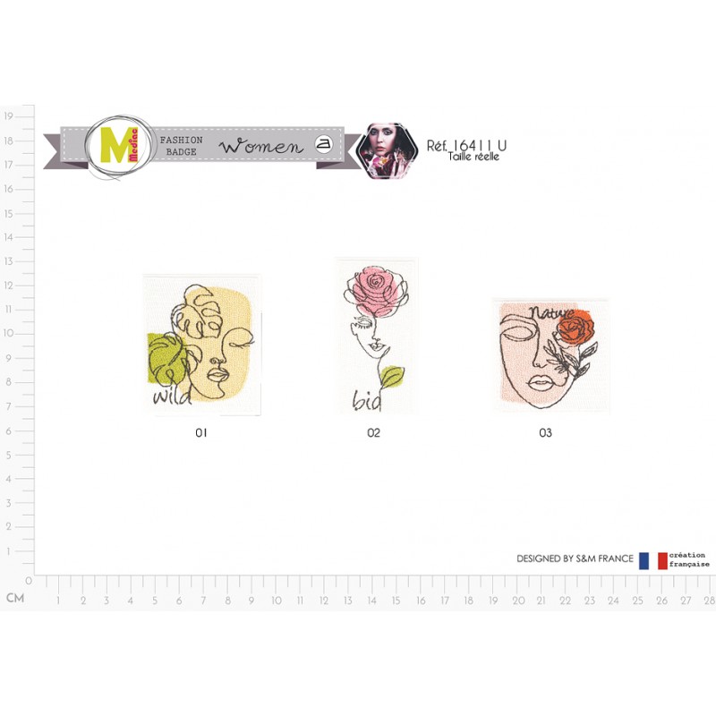 Stephanoise M16411 - M ECUSSON VISAGE ABSTRAIT