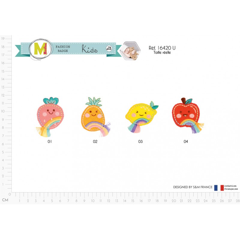 Stephanoise M16420 - S ECUSSON AVEC FRANGES