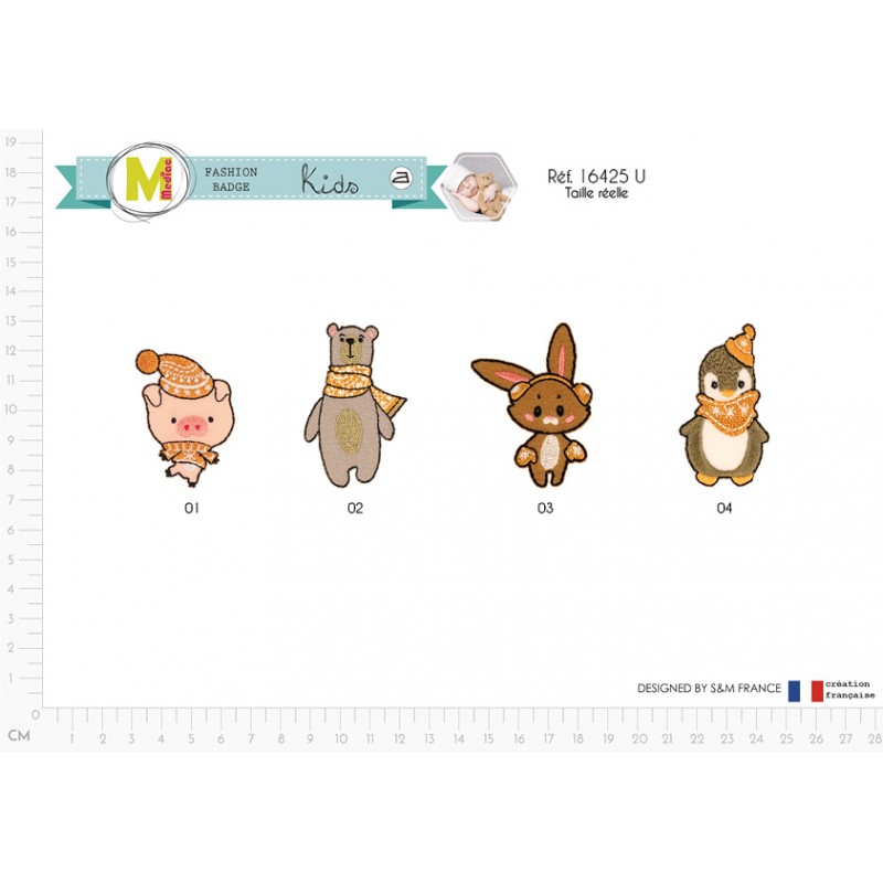 Stephanoise M16425 - S ECUSSON ANIMAUX HIVER