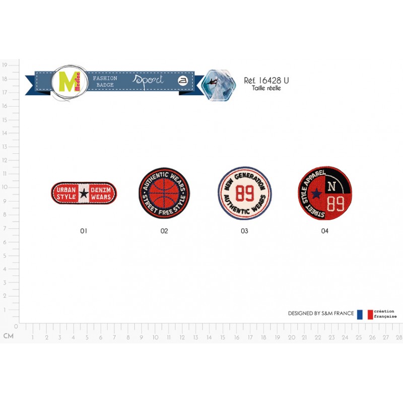 Stephanoise M16428 - S ECUSSON POUR SPORTIF