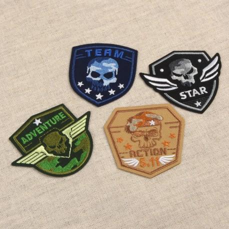 stephanoise M16435 - M ECUSSON BLASON TETE DE MORT