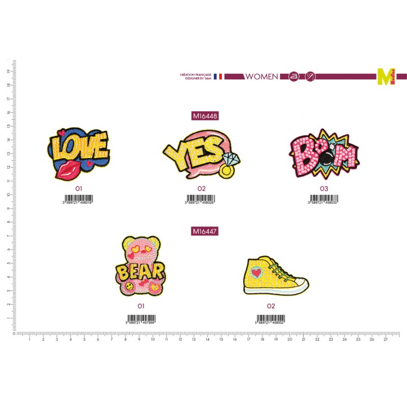 Stephanoise M16447 - S ECUSSON EN PERLE
