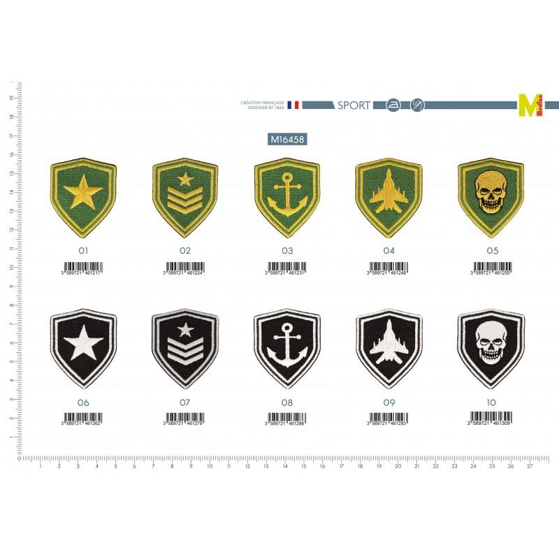 Stephanoise M16458 - S ECUSSON BLASON ARMEE