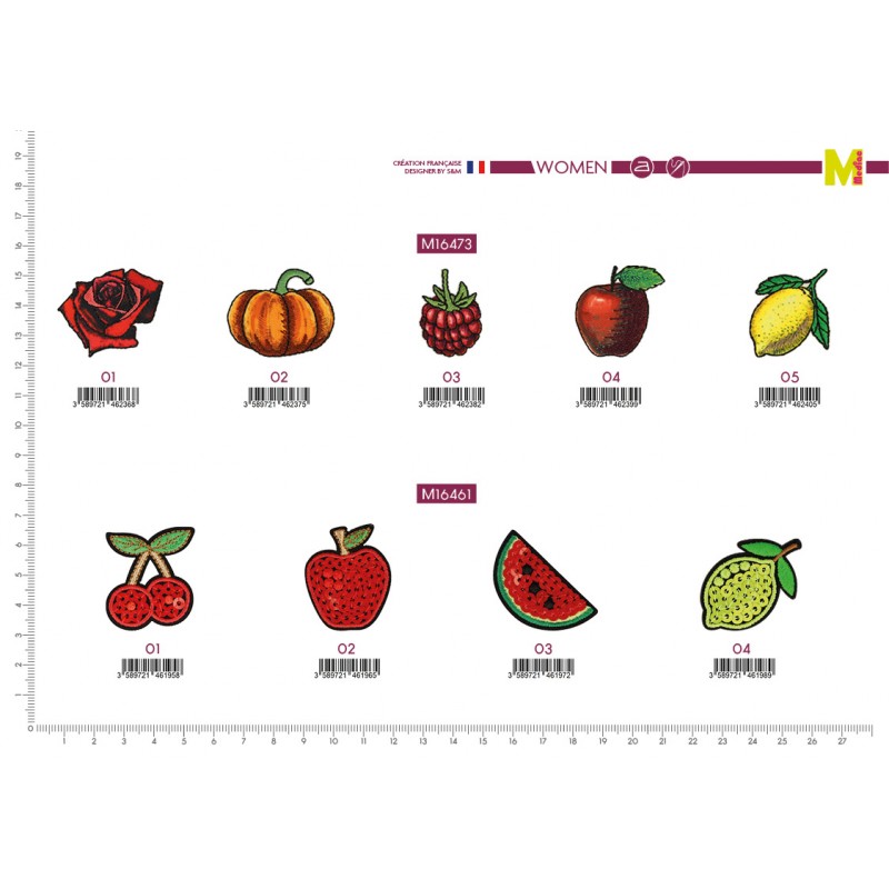 Stephanoise M16461 - S ECUSSON FRUITS SEQUINS