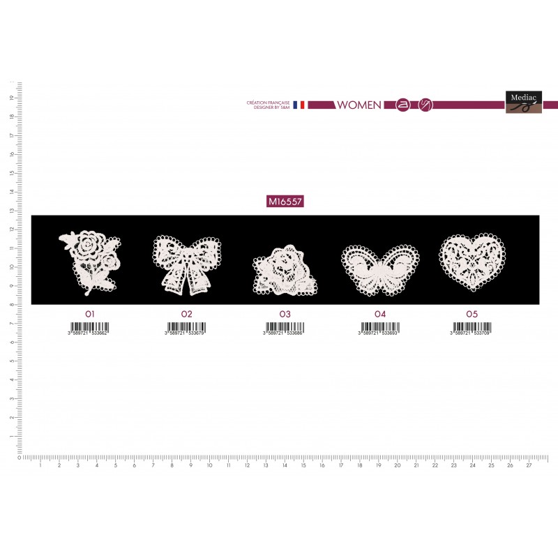 Stephanoise M16557 - S ECUSSON EN DENTELLE