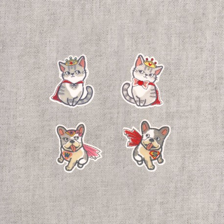 stephanoise M16607 - S ECUSSON ANIMAUX SUPER HEROS