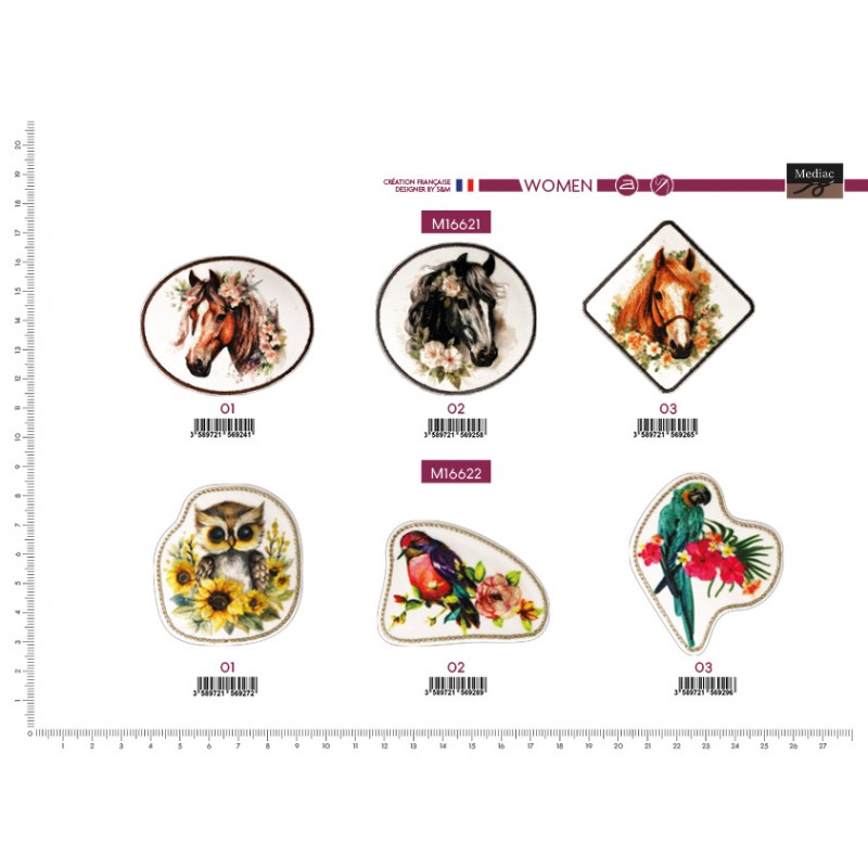 Stephanoise M16622 - M ECUSSON BADGE OISEAUX