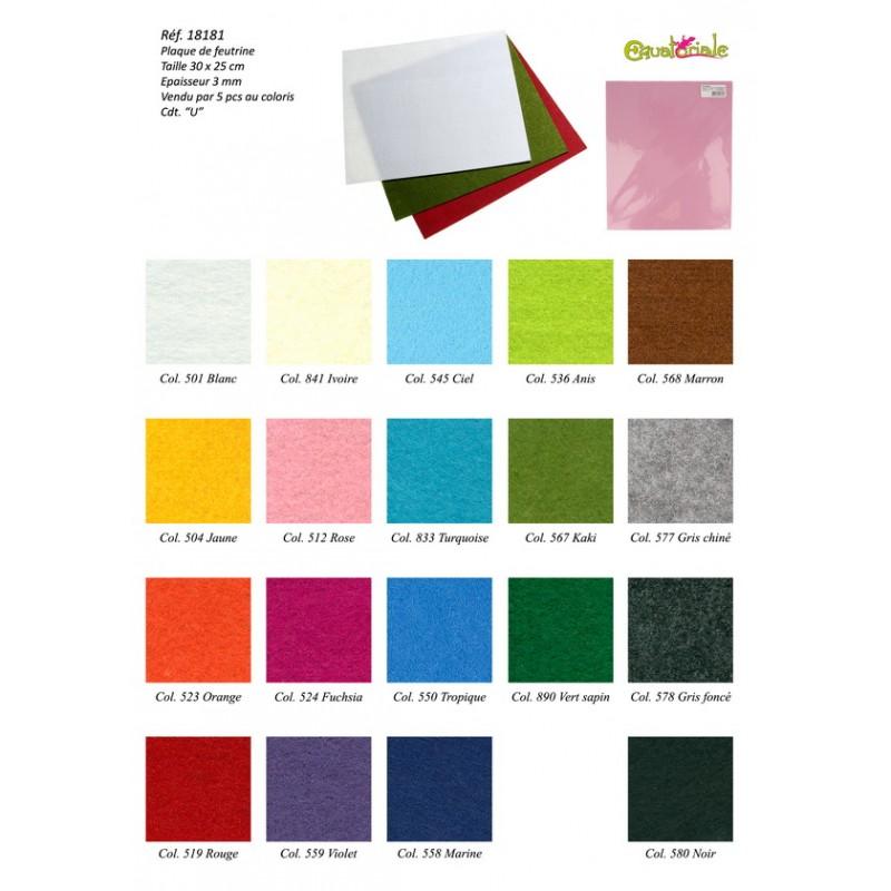 Stephanoise M18181 - FEUTRINE 25X30X0.3CM *1PC