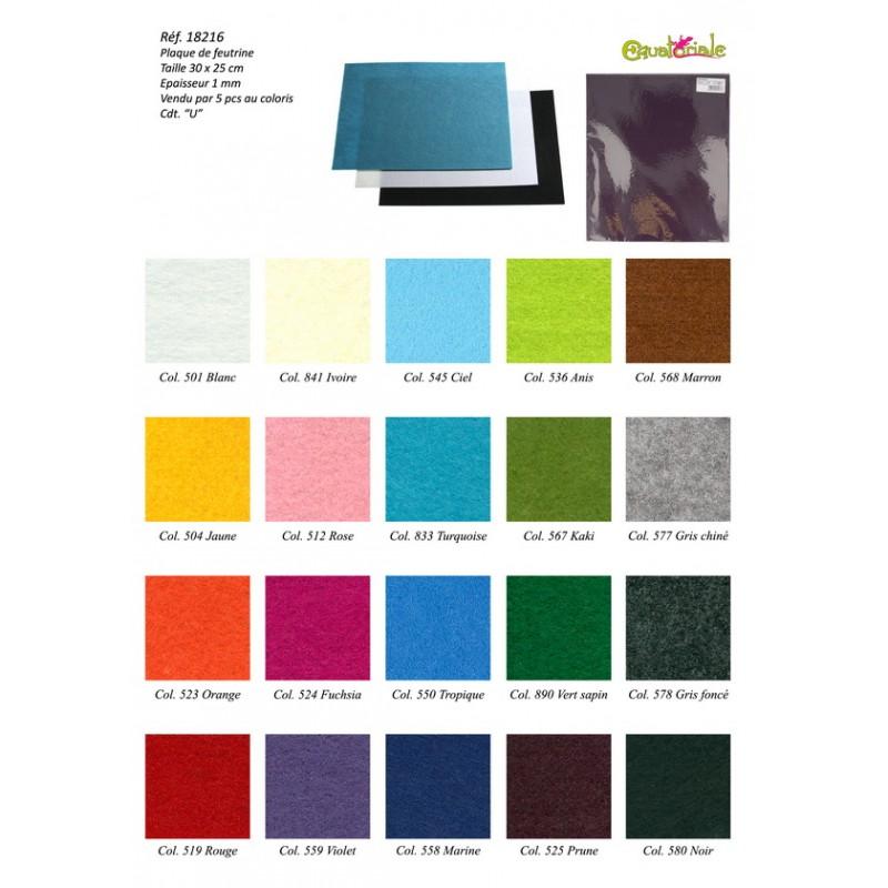 Stephanoise M18216 - FEUTRINE 25X30X0.1CM *1PC